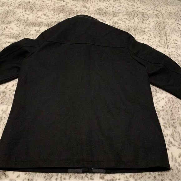 Guess Mens Military-Inspired Coat with Plaid Detail - Picture 5 of 12